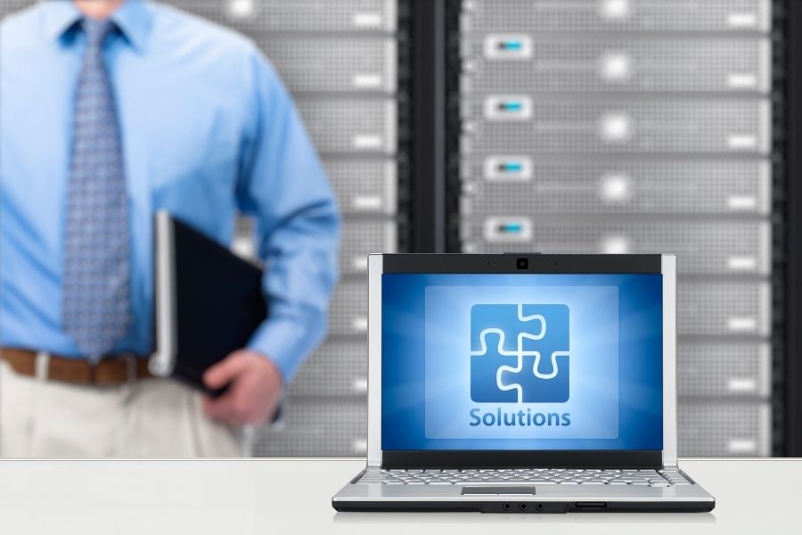 IT Solutions Concept